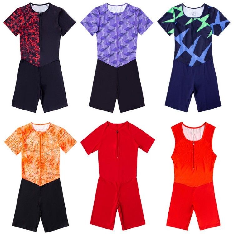 Wholesale High Quality Tights Men Tracksuits Custom Logo Bodysuit Short Sleeve Men's Clothing Tracksuit