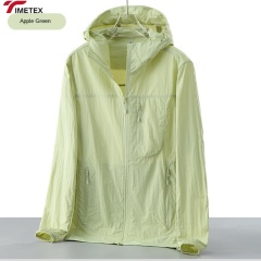 TIMETEX Custom Logo Soft Shell Lightweight  Hoodie UPF 50+ Compression Breathable Unisex Jackets for Sun Protection Hiking