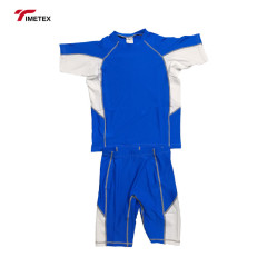 TIETEX Wholesale OEM Custom Kids Short Sleeve UV protection Rash Guard Custom Logo Surfing Rash Guard