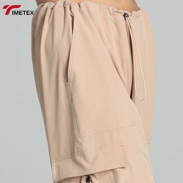 TIMETEX Outdoor Activity Wear Sports Running Casual Adjustable Waist Side Pockets Loose Unsex Essentials Trousers for Women