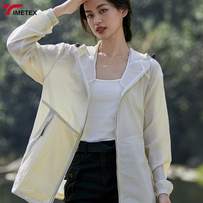 TIMETEX Softshell Outdoor Jackets for Men Women Windproof Water Resistant for Mountain Climbing Sun Protection Zipper Thin