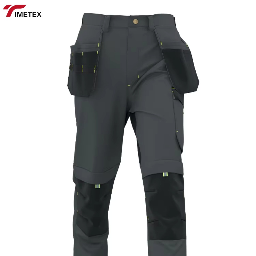 High Quality Men's Work Trousers Breathable Mechanic Pants Multi-Functional Pockets Wear-Resistant for Workers Mechanics
