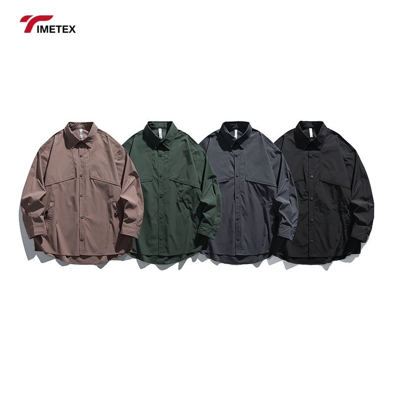 TIMETEX Custom Soft Shell Thermal Jacket Windproof Waterproof with Stand Collar Zipper Front for Outdoor Activities Custom Logo