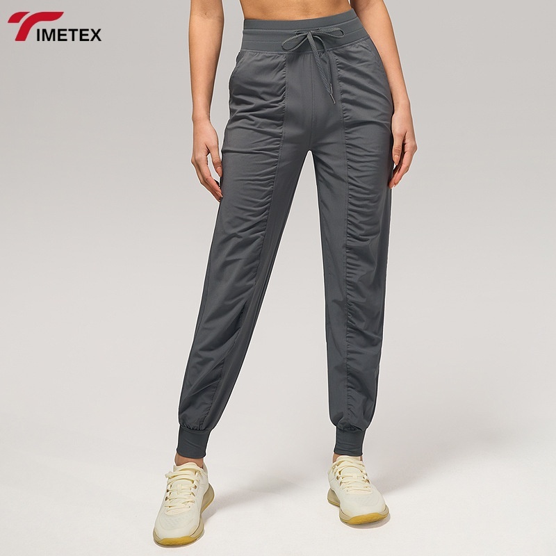 TIMETEX Moisture Wicking Tummy Control High Waist Seamless Activewear Workout Tights Long Cargo Pants Casual Style for Women's
