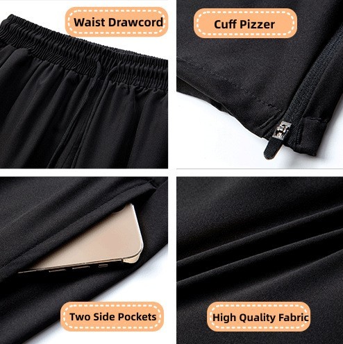 TIMETEX Men's Summer Sweatpants Quick Drying Running Pants Men's Loose Pants Gym