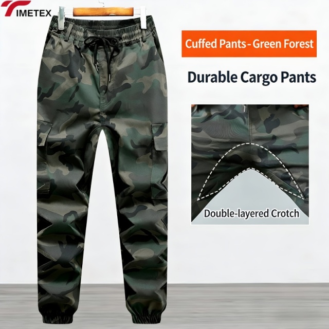 Waterproof Windproof EN/CE Certified Plus Size Work Pants Thick Crotch Wear-Resistant Cotton Loose Fit Breathable Electric