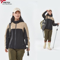 Women's High Quality Windbreaker Commuter Jacket Stand Collar Zipper High-Charging Travel Hood Factory Event Fishing Wear