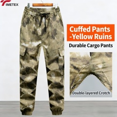 Waterproof Windproof EN/CE Certified Plus Size Work Pants Thick Crotch Wear-Resistant Cotton Loose Fit Breathable Electric