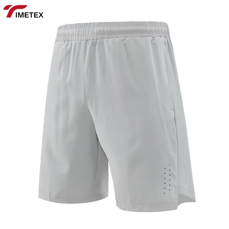 TIMETEX High Quality Summer Casual Biker Shorts 95% Polyester 5% Spandex Loose Dry Fit Gym Fitness Shorts Solid Plain Dyed