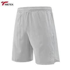 TIMETEX High Quality Summer Casual Biker Shorts 95% Polyester 5% Spandex Loose Dry Fit Gym Fitness Shorts Solid Plain Dyed