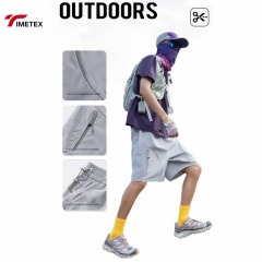 Wholesale Custom Quick Dry Men's Workout Shorts Elastic Waist with Zip Pocket Jogging & Gym Shorts Windproof Summer Sports