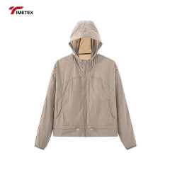 TIMETEX Unisex Long Casual  Cycling Wear Breathable Quick-Drying Hooded Zipper Waterproof UV Protection for Outdoor