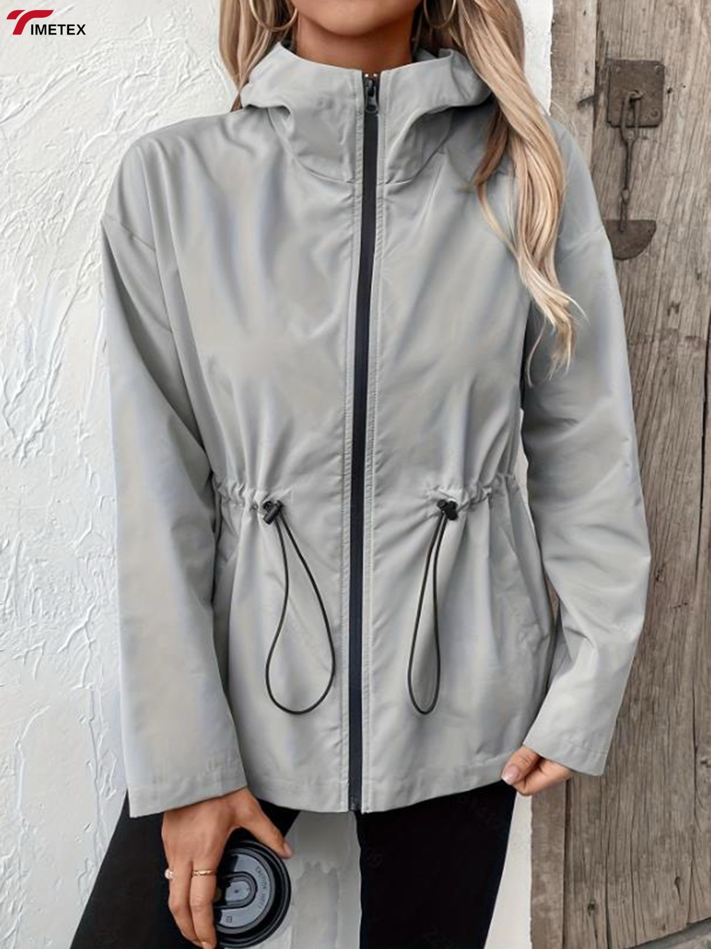 TIMETEX Summer Outdoor Sports Waterproof Jacket Hooded Raincoat Windbreaker for Active Sports for Mountaineering