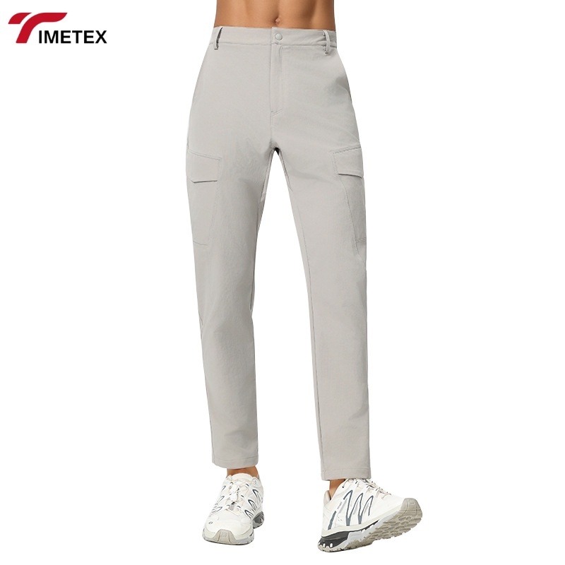 TIMETEX  Outdoor Casual Sports Pants Quick Dry Breathable Windproof with Side Pockets Autumn Style Mid Waist Custom Logo ODM/OEM