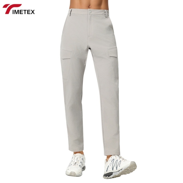 TIMETEX  Outdoor Casual Sports Pants Quick Dry Breathable Windproof with Side Pockets Autumn Style Mid Waist Custom Logo ODM/OEM