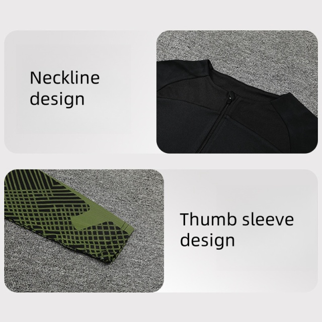 Men's Women's Football Training Suit for Spring Autumn Youth Game Sports Team Uniforms Plus Size Children's Football Appearance