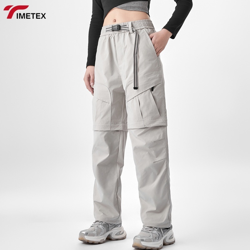 Ultralight 100% Polyester Casual Cargo Jogger Pants Rip-Stop Water Repellent for Outdoor Work Summer Hiking Backpacking Gear