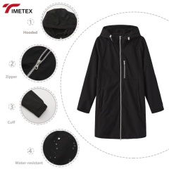 TIMETEX Breathable Hood Comfortable Waterproof Genuine Leather Custom Logo Top Trending Casual Wear Hot Sale