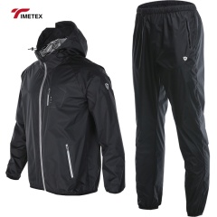 TIMETEX Sauna Suit Fashion Workout Plus Size Sportswear Gym Weight Loss Slimming Sweat Suits