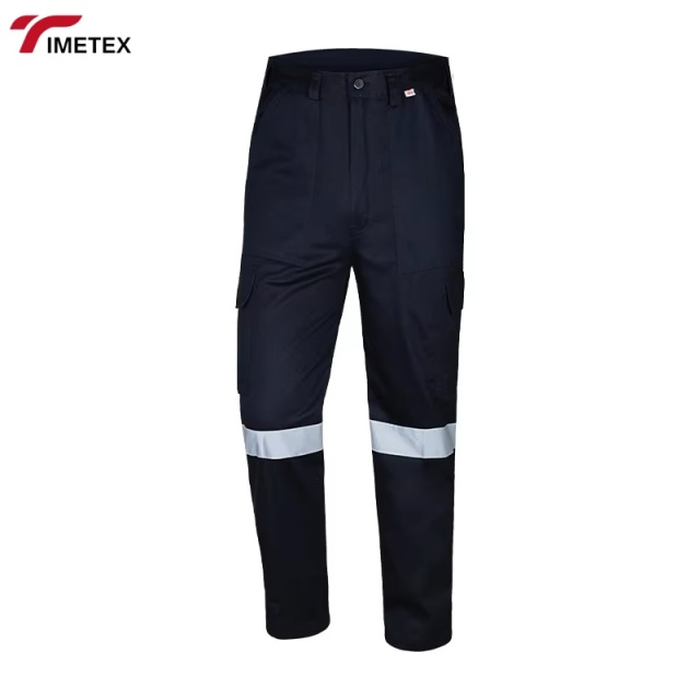 Wholesale Light Breathable Quick-Drying Hi Vis LED Flash Cargo Pants High Quality Custom Logo Cotton Anti-Pilling Reflective