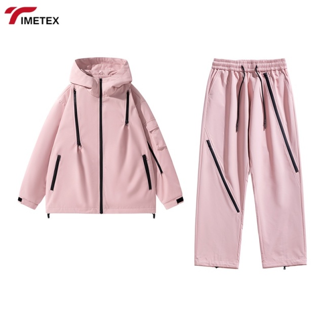 TIMETEX Customized Logo Winter Coat Autumn Trend Loose Casual Jacket for Men Women Windproof Waterproof Mountaineering Suit