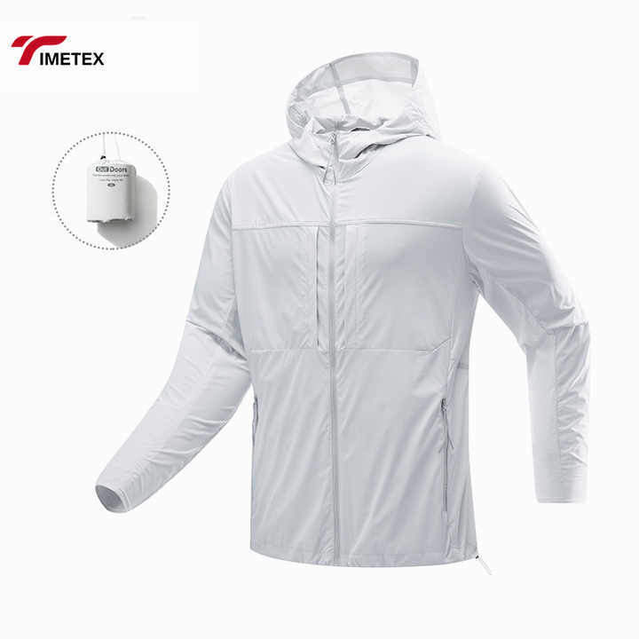 Custom Running Jacket Waterproof Light Weight Windproof Quick Dry UPF100+ Skin Training Gym Sports Windbreaker Jacket