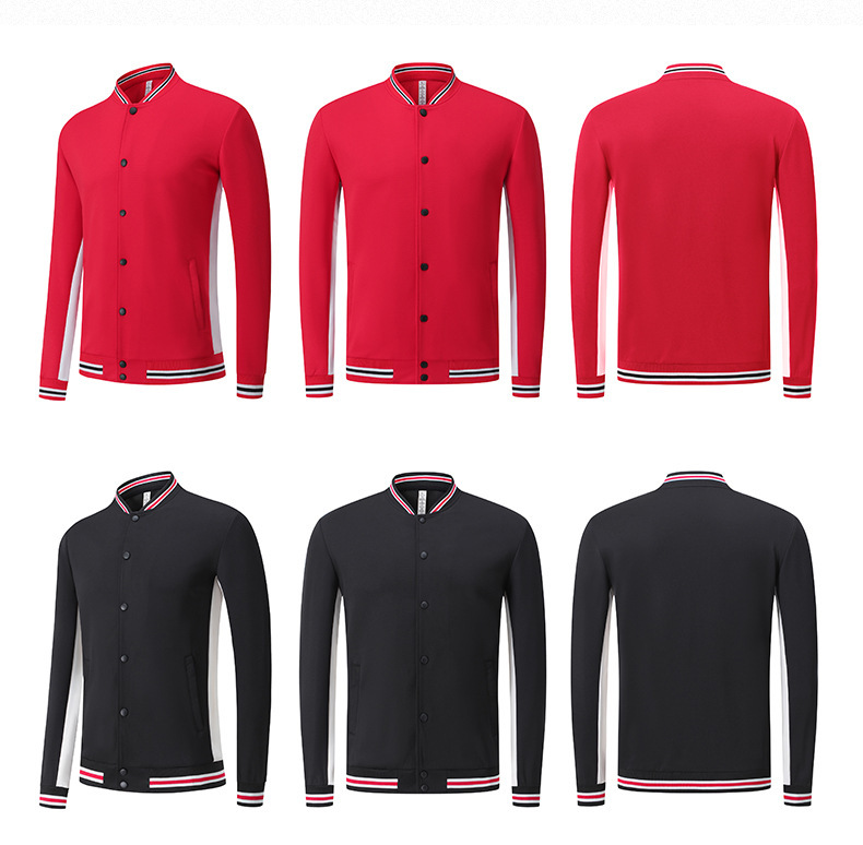 Men's and Women's New Autumn Winter Sportswear Adult Football Casual Wear Cardigan Game Training Uniforms Plus Size Options