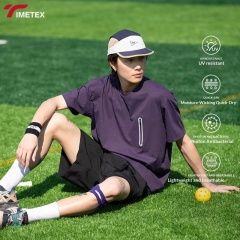Men's Summer Casual T-Shirt UPF 50+ UV Protection Quick-Drying Lightweight Breathable Knitted Short Sleeves and Loose Fit