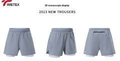 TIMETEX Men's Summer Sports Shorts with Elastic Waist Closure and Zip Pockets Compression Athletic Workout Bottoms for Running