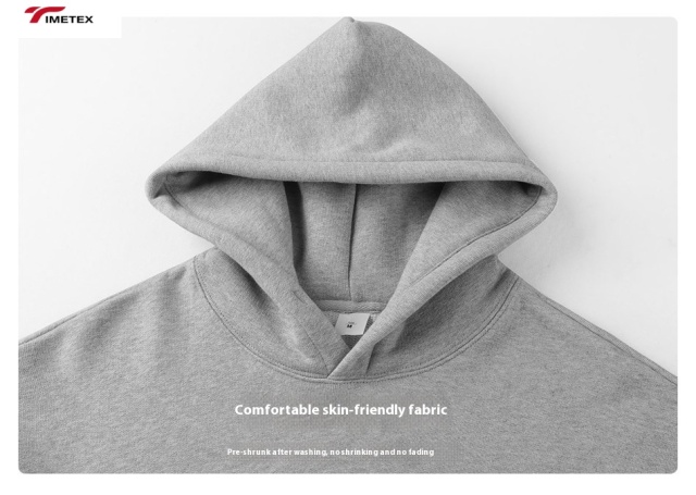Casual Sport Streetwear Custom Unisex  Heavy Weight Sweatshirt 100% Cotton Polyester Oversized Hoodies for Active Tops