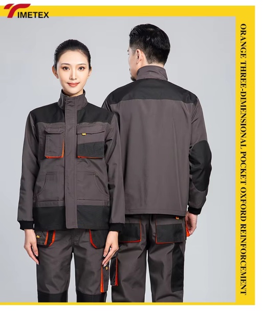 TIMETEX 3D Large Pocket Wear-resistant Anti-scalding Hi Visibility CE Certified Anti-pilling  Workwear Set Multi-pocket Auto