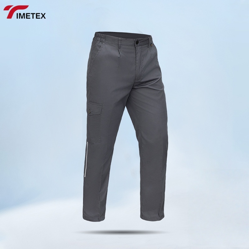 Custom Logo Hi Vis Reflective Workpants Anti-Static and Breathable for Mining Cargo Construction Safety Workwear Pants
