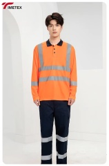TIMETEX Wholesale OEM High Visibility Reflective Safety Field Quick Dry Breathable CE Certified Work Shirt Set