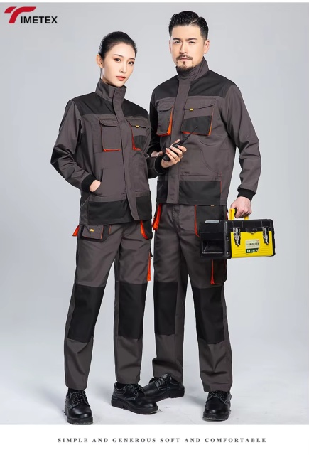 TIMETEX  Auto Repair Shop Printed Word Workshop Clothes Gas Station Construction Site Strip Labor Protection Clothing Uniforms