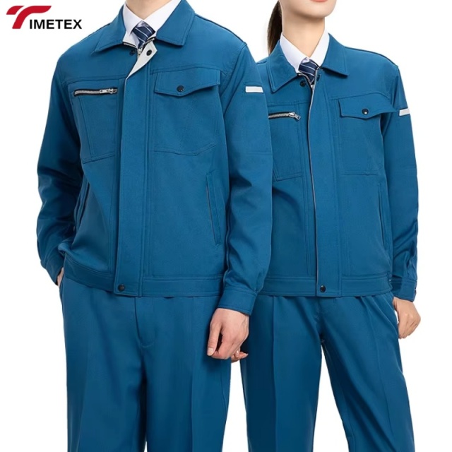 Custom Logo Breathable Cotton Coveralls Industrial Overall for Car Repair Work Clothes Breathable Construction Workwear Logo