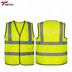 TIMETEX Breathable Hi Vis Summer Night Safety Vest with Multi-Pockets & Adjustable Mesh Breathable Cool Vest Reflective Features
