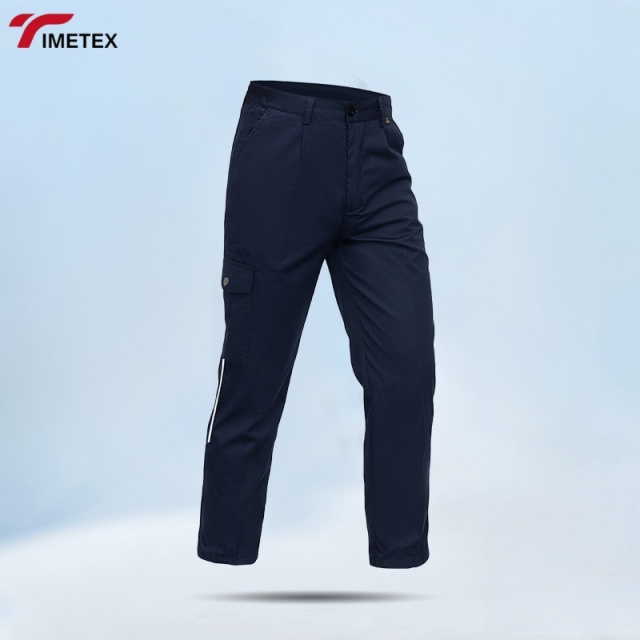 Custom Logo Hi Vis Reflective Workpants Anti-Static and Breathable for Mining Cargo Construction Safety Workwear Pants