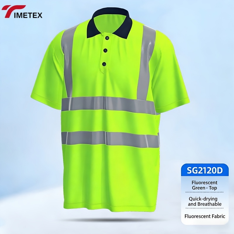 Wholesale OEM High Visibility Reflective Safety Field High-Reflective Safety Work Shirt