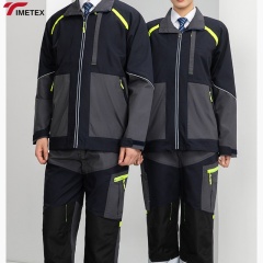 TIMETEX CE Certified Polyester Safety Workwear High Visibility Reflective Breathable Unisex Safety Hoodie Sweatshirt Warmer Work