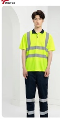 TIMETEX Wholesale OEM High Visibility Reflective Safety Field Quick Dry Breathable CE Certified Work Shirt Set