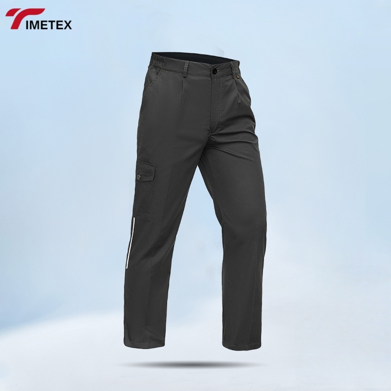 Custom Logo Hi Vis Reflective Workpants Anti-Static and Breathable for Mining Cargo Construction Safety Workwear Pants