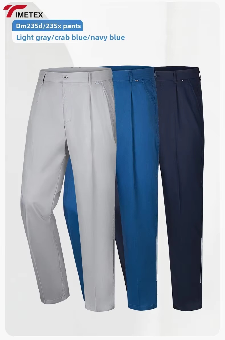 Custom-Made Men's Summer Auto Repair Work Pants Comfortable and Wear-Resistant Lightweight Canvas Multi-Pocket Trousers