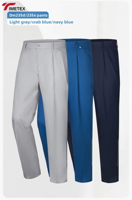 Custom-Made Men's Summer Auto Repair Work Pants Comfortable and Wear-Resistant Lightweight Canvas Multi-Pocket Trousers