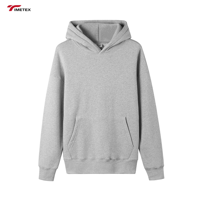 Casual Sport Streetwear Custom Unisex  Heavy Weight Sweatshirt 100% Cotton Polyester Oversized Hoodies for Active Tops