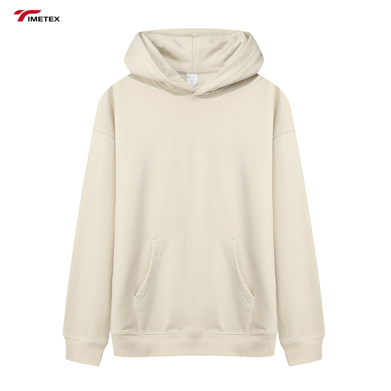Casual Sport Streetwear Custom Unisex  Heavy Weight Sweatshirt 100% Cotton Polyester Oversized Hoodies for Active Tops