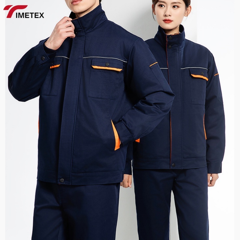 Auto Repair Labor Protection Work Clothes Long-Sleeved Engineering Clothing Men Women Spring Autumn Tooling Workshop