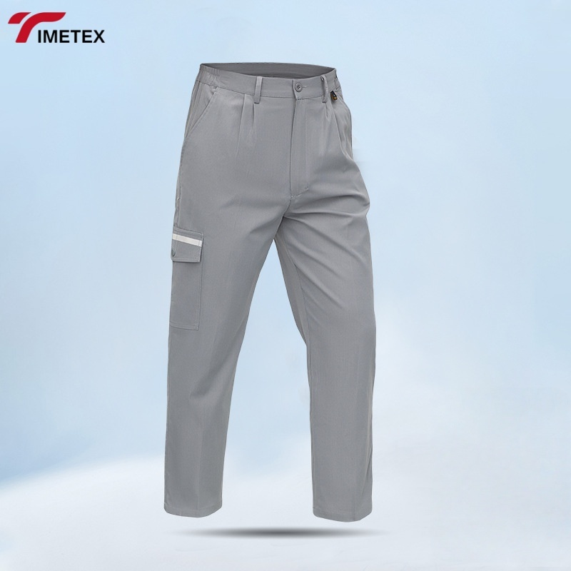 Custom-Made Men's Summer Auto Repair Work Pants Comfortable and Wear-Resistant Lightweight Canvas Multi-Pocket Trousers