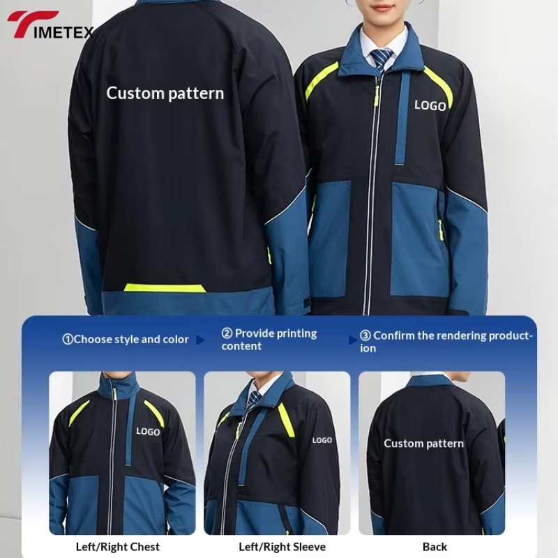 TIMETEX CE Certified Polyester Safety Workwear High Visibility Reflective Breathable Unisex Safety Hoodie Sweatshirt Warmer Work