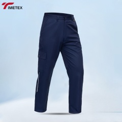 Custom Logo Hi Vis Reflective Workpants Anti-Static and Breathable for Mining Cargo Construction Safety Workwear Pants