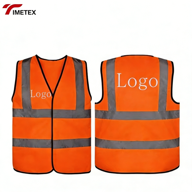TIMETEX Breathable Hi Vis Summer Night Safety Vest with Multi-Pockets & Adjustable Mesh Breathable Cool Vest Reflective Features